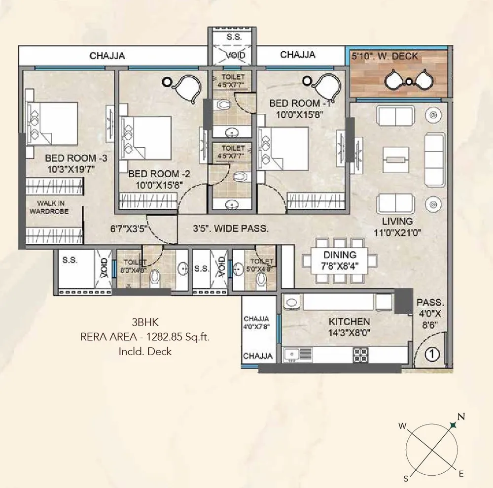3 BHK For Sale in Andheri West