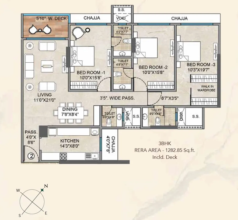 3 BHK For Sale in Andheri West